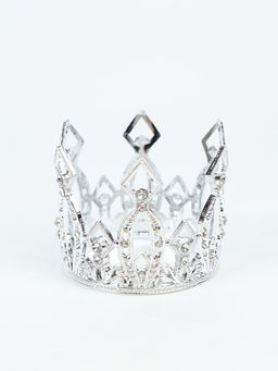 Корона для торта «Витая», цвет серебро