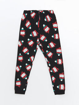 Beli Lastikli Y?lba?? Temal? Erkek Bebek Pijama Alt