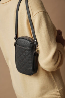 Сумка кожаная Azaro 30832 асфальт