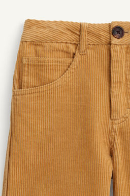 LIMITED EDITION WIDE-LEG CORDUROY TROUSERS - Zara фото 7