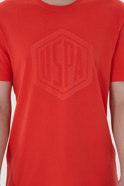 Erkek Regular Fit Bisiklet Yaka K_rm_z_ Ti__rt Sepette S_rpriz _ndirim - U.s. polo assn фото 6