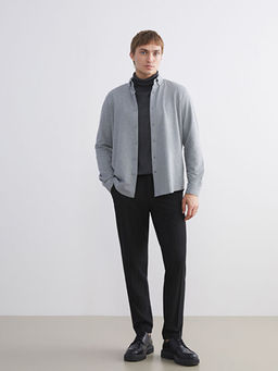 Slim Fit Uzun Kollu Erkek Dokulu G?mlek