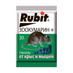 Гранулы от мышей и крыс "Рубит Зоокумарин+" 30г