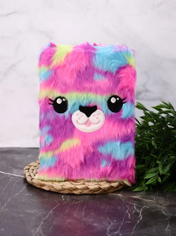 Блокнот плюшевый "Rainbow lama", bright, 21,5х15 см, плотность 80 гр.