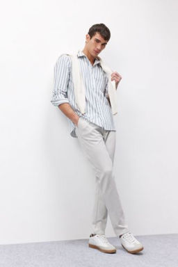 K?sl?k Jogger Pantolon Basic Duz Beli Bagc?kl? Cepli Duz Paca