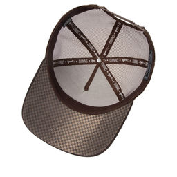 Бейсболка DJINNS арт. HFT Glencheck (темно-коричневый)