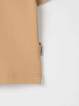 Футболка оверсайз "Беж" с принтом