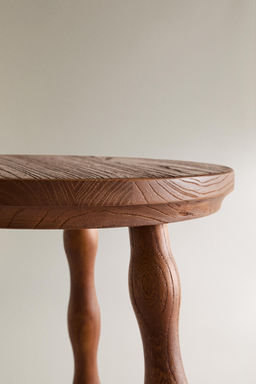 ELM WOOD STOOL - Zara фото 4