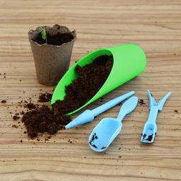 Набор посадочного инструмента: лопатка, вилка, конус, стаканчик, цвет МИКС, Greengo  фото 6