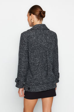 Trendyolmilla Kahverengi Oversize Genis Kesim K?rc?ll? Kase Kaban TWOAW24KB00176  фото 9