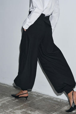 ZW COLLECTION SASH BELT TROUSERS - Zara фото 3