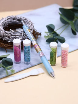 Клеевая ручка с блестками 4 цвета "Magic Lulu", blue