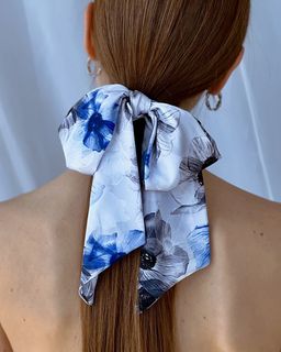 Шелковая резинка-платок BANTP013 - Sahar art lab фото 2