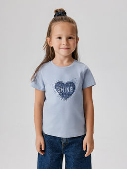 ACOOLA / Футболка детская для девочек Troia лавандовый