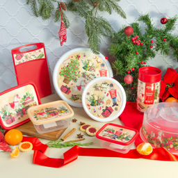 Крышка для СВЧ D250мм с декором Игрушки (бесцветный) 223138501/00 - Homestar фото 3