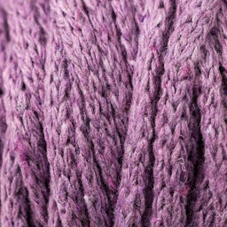 Шнур для рукоделия хлопковый  100% хлопок 4 мм, 50м/140гр (сиреневый)