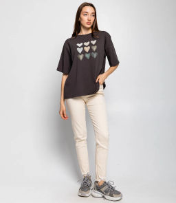 Футболка #КТ8101 (4), графит - Dommod фото 4