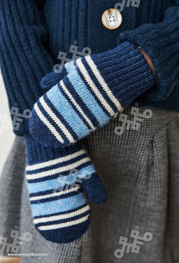 Шерстяные варежки (арт. 04155)