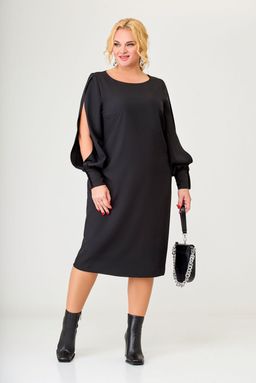 Блуза Swallow 803.2 черный+серебряный узор фото 536