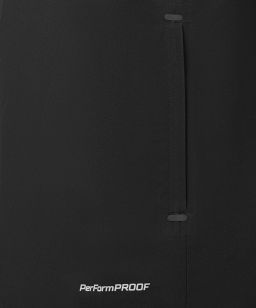 Куртка ветрозащитная JOGEL PREMIER PerFormPROOF FZ Rain Jacket, черный  фото 6