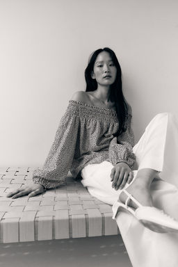 Blusa off-the-shoulder - H&m фото 2