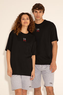 Мужская черная футболка - U.s. polo assn фото 15