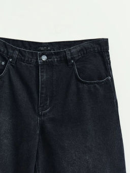 Джинсы baggy fit с эффектом стирки / Zarina фото 10