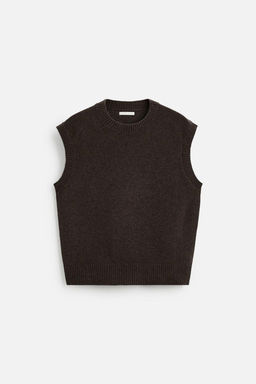 KNITTED WOOL VEST - Zara фото 6