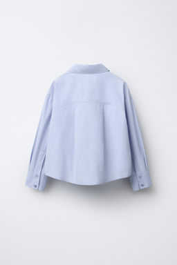 POPLIN SHIRT WITH POCKET - Zara фото 2