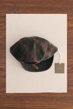 ZARA TIMELESS - CHECK WAXED CAP