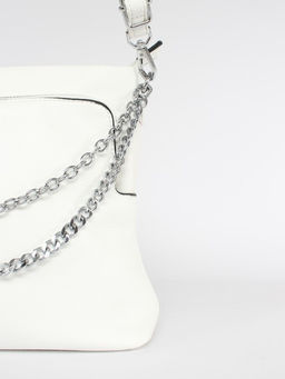 Сумка женская искусственная кожа VSH-V-0371, 1отд+карм/перег, плечевой ремень, белый SALE 260499 - Adelia фото 9