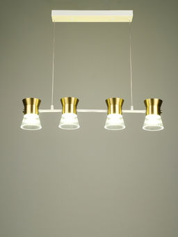 Светильник «Авион» LED 40 Вт 4000К бело-золотой 90×11×12-212 см