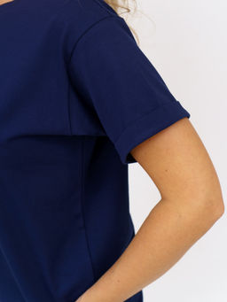 Футболка Хлопок 95%, лайкра 5% Классика аква - Ивассорти фото 99