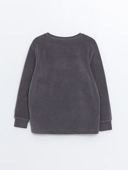 Bisiklet Yaka Polar Erkek ?ocuk Pijama Tak?m?