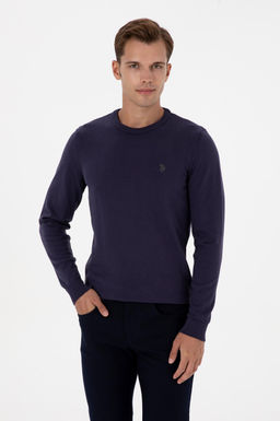 Erkek Slim Fit Bisiklet Yaka M_rd_m Basic Kazak