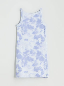 Bisiklet Yaka Kuromi Bask?l? K?z ?ocuk Elbise