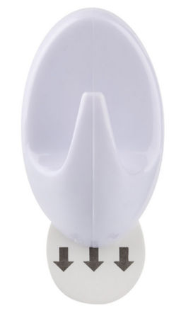 Цена за 2 шт. Крючки самоклеящиеся ABS 3х5 см, 3 шт 008082