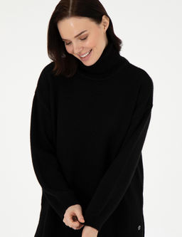 Siyah Oversize Kazak - Pierre cardin фото 3