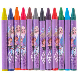 Восковые мелки - карандаши «Холодное сердце», 12 цветов