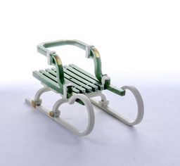 Елочные игрушки: Санки Большие 6017 - Idh фото 5