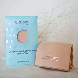 Салфетка для демакияжа MakeOff (Персиковый) - Wai ora фото 11