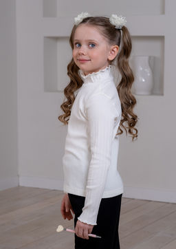 Виола, джемпер трикотажный ванильный/122-60-54 - Alolika фото 8