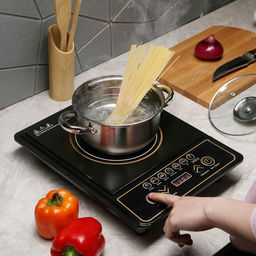 Плитка электрическая Luazon LIP-001, индукционная, 1 конфорка, 2100 Вт, чёрная - Luazon home фото 5