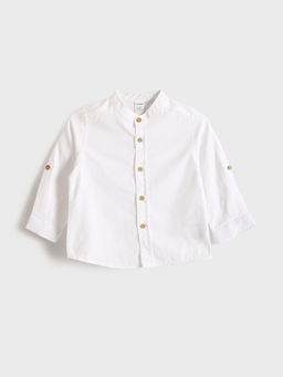 Hakim Yaka Uzun Kollu Basic Erkek ?ocuk G?mlek