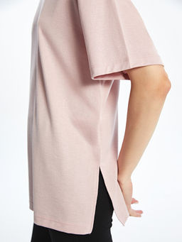 Oversize Modal Kar???ml? Kad?n Spor Ti??rt