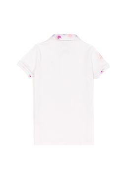 Белая футболка для девочек Basic - U.s. polo assn фото 2