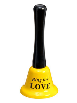 Колокольчик металлический, звонок настольный Ring for a love, 5?5?12.5 см, МИКС