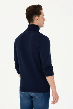 U. S. Polo Assn Мужской темно-синий базовый свитер - U.s. polo assn фото 12