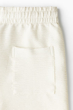 Pantal?n corto gofrado Relaxed Fit - H&m фото 9