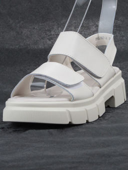 08-PEXL167-2 LT. BEIGE Босоножки женские (натуральная кожа)